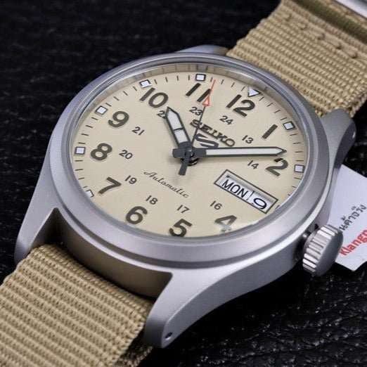 Seiko 5 Desert Kit Midfield Automatic Sports Style Nylon Strap Men's Watch | SRPJ83K1