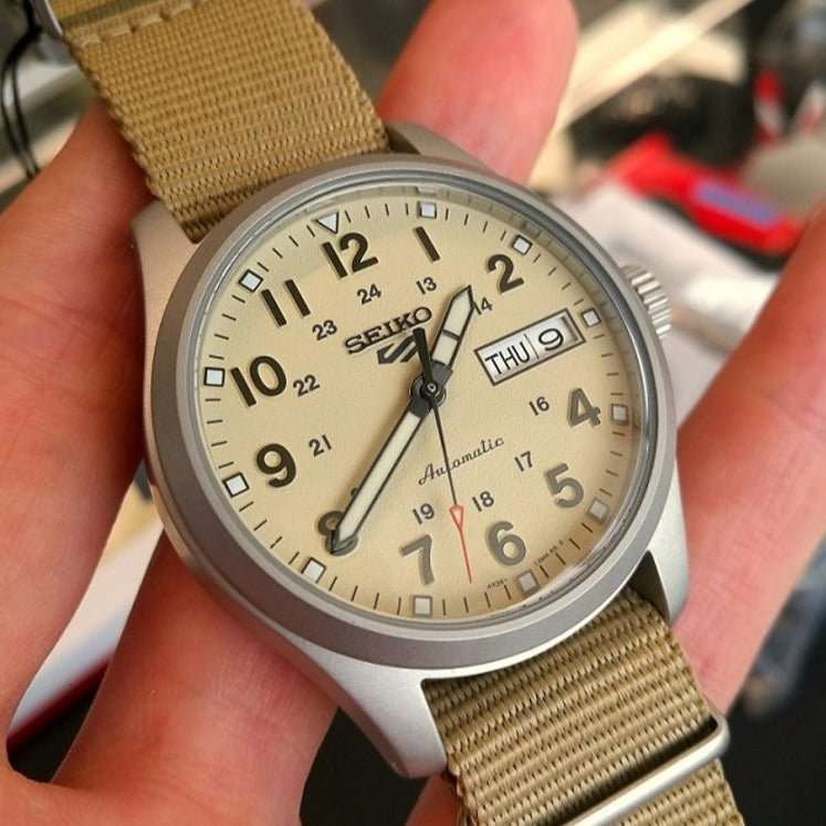Seiko 5 Desert Kit Midfield Automatic Sports Style Nylon Strap Men's Watch | SRPJ83K1