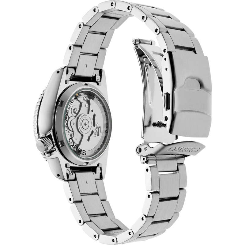 Seiko 5 Silver Stainless Steel Strap Men's Watch | SRPK31K1