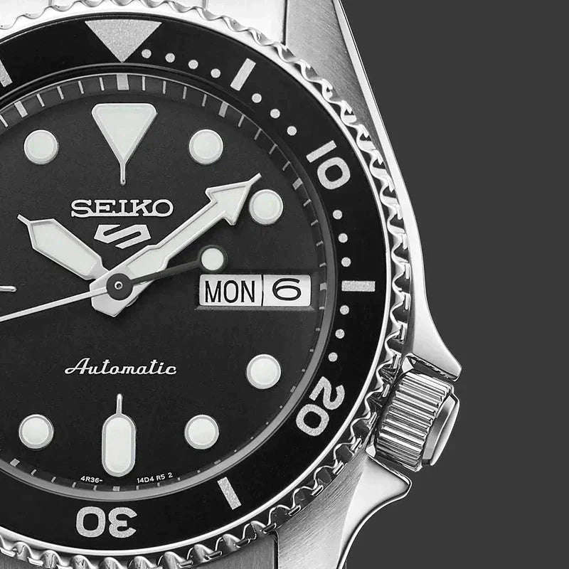 Seiko 5 Sports SKX Midi Black Men's Watch | SRPK29K1