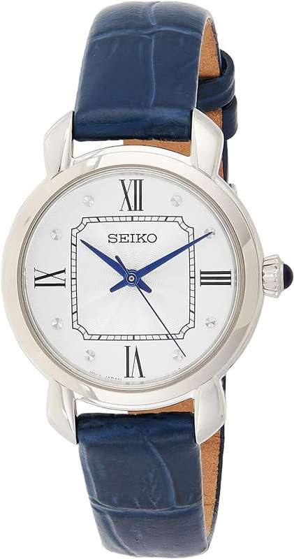 Seiko Classic Quartz Silver Dial Woman's Watch | SUR497P2