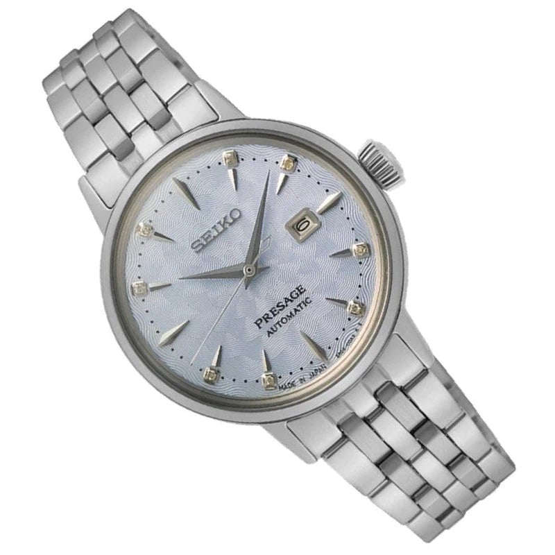 Seiko Presage Cocktail Time 'Skydiving' Diamond Twist woman's Watch | SRE007J1