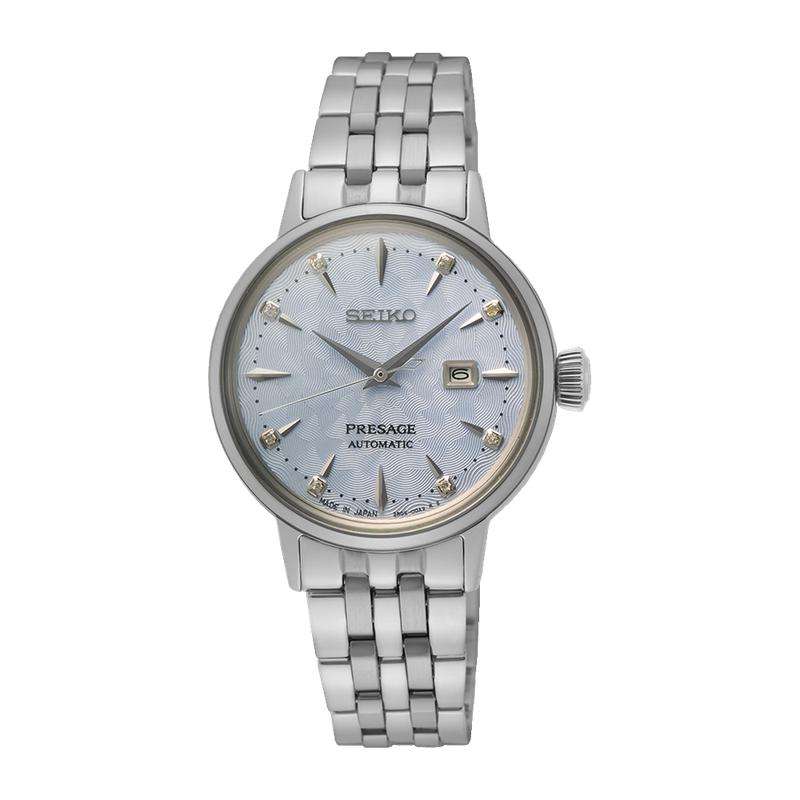 Seiko Presage Cocktail Time 'Skydiving' Diamond Twist woman's Watch | SRE007J1