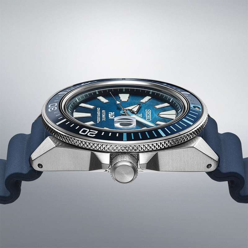 Seiko Prospex Padi Blue Dial Resin Strap Men's Watch | SRPJ93K1