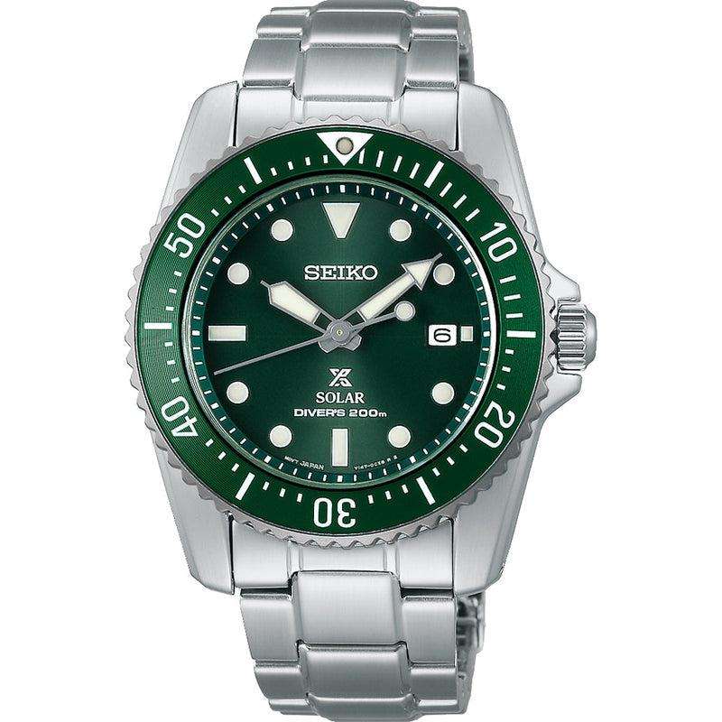 Seiko Prospex SOLAR Green dial Men's Watch | SNE583P1