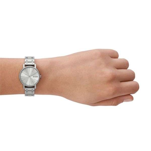 Skagen Signatur Lille Two-Hand Silver Stainless Steel Woman's Watch | SKW3123