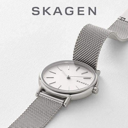 Skagen Signatur Silver Round Stainless Steel Women's Watch | SKW2692