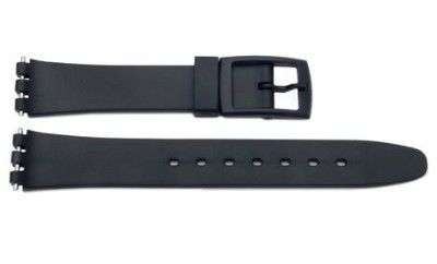 Swatch Black Plastic Woman's Strap | AL0000