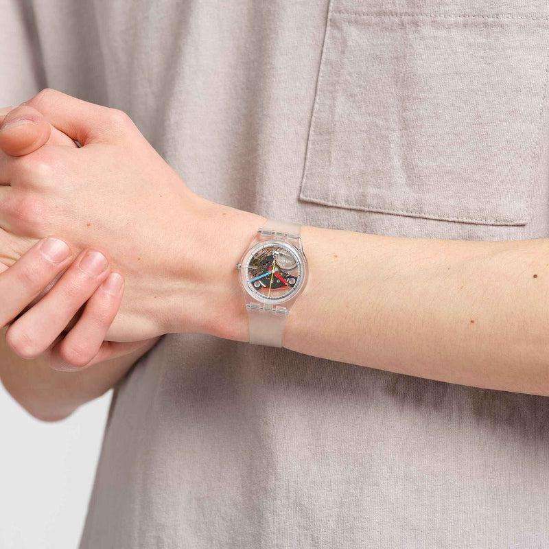 Swatch CLEARLY GENT Watch | SO28K100-S06