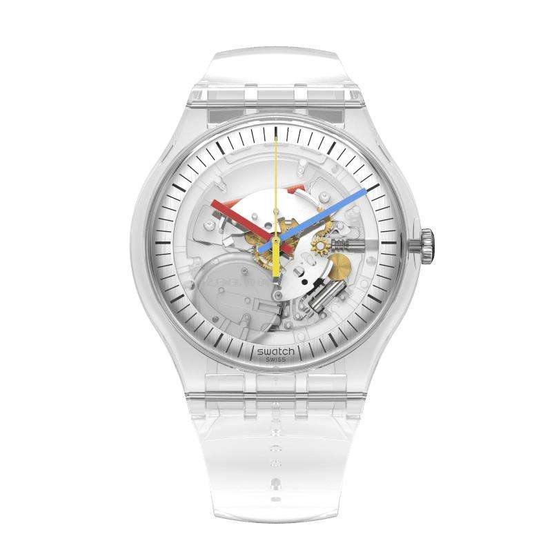 Swatch CLEARLY NEW GENT Watch SO29K100