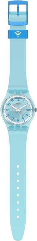 Swatch Lightblue Pay! Blue Woman's Watch | SVHS100-5300