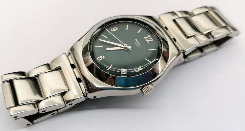 Swatch Middle Steel Women's Watch | YLS468G