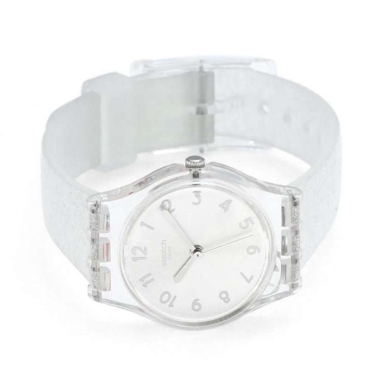 Swatch Silver Glistar Too Originals Ladies Watch | LK343E