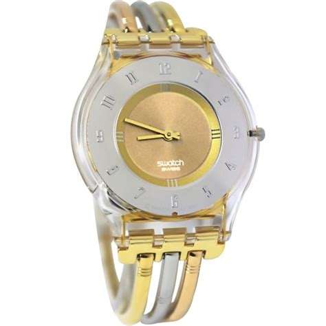 Swatch Skin Tri Gold Again Women's Watch | SS08K101A