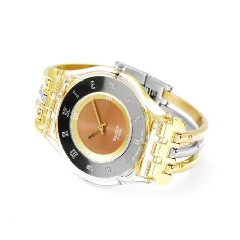 Swatch Skin Tri Gold Again Women's Watch | SS08K101A