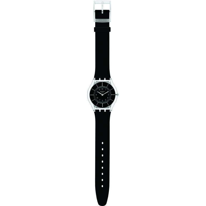 Swatch Skins Black Classiness Again Unisex Watch| SS08K103