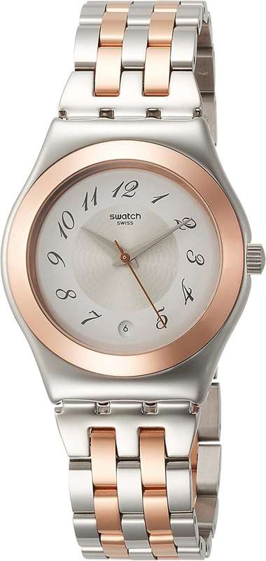 Swatch Two Tone Women's Dress Watch | YLS454G