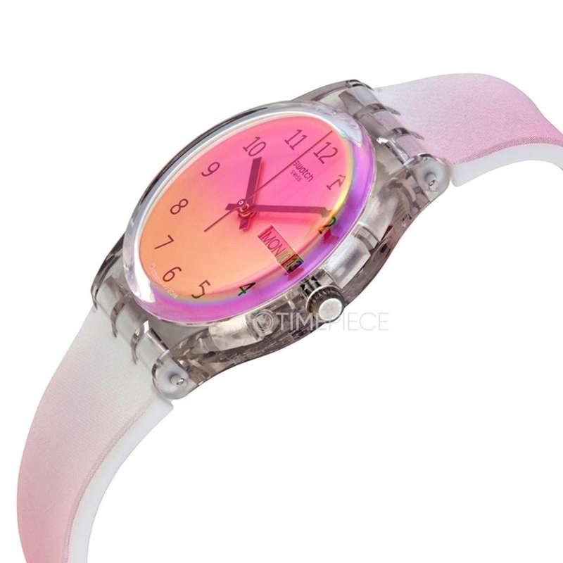 Swatch  Ultrafushia Silicone Strap Women's Watch | GE719