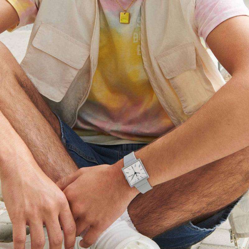 Swatch WHAT IFGRAY? Bioceramic Unisex Watch | SO34M700