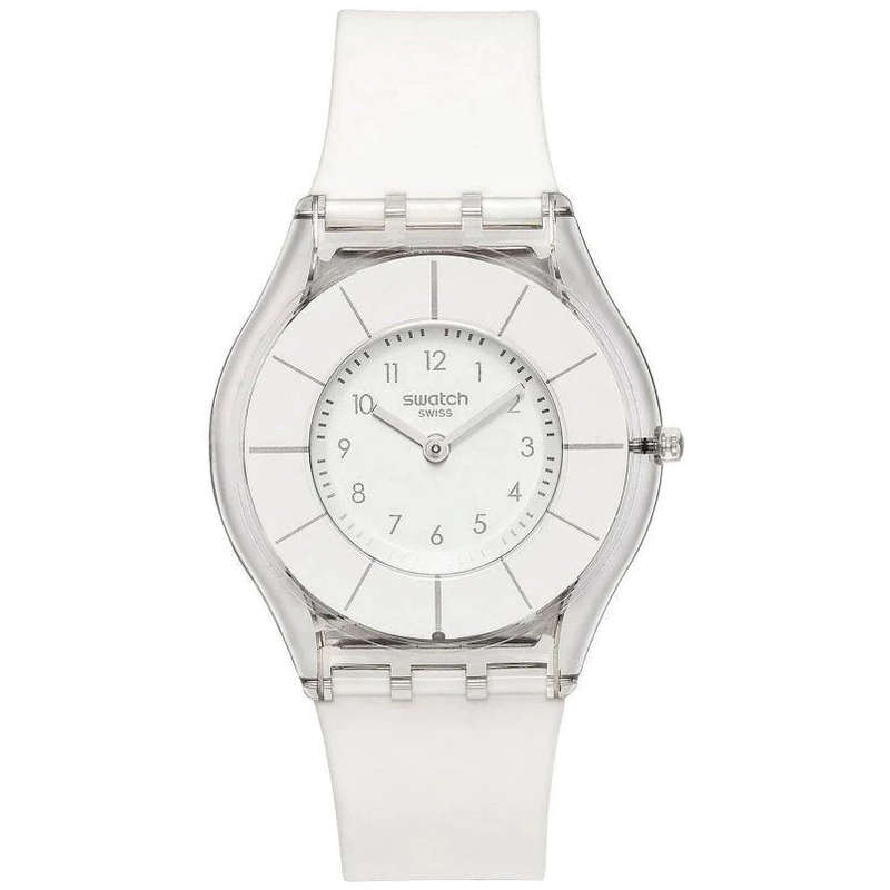 Swatch White Classiness Woman's Watch | SS08K102-S14