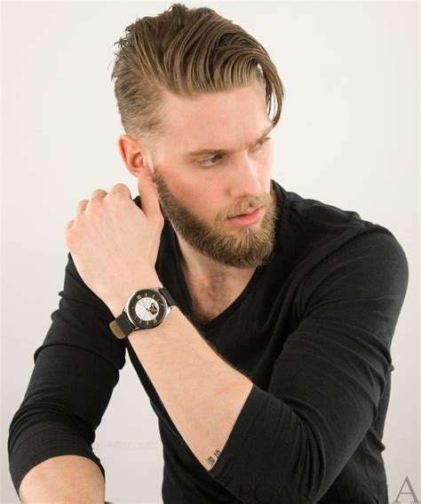 Skagen Holst Automatic Black Leather Watch - SKW6710