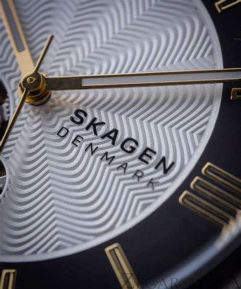 Skagen Holst Automatic Black Leather Watch - SKW6710