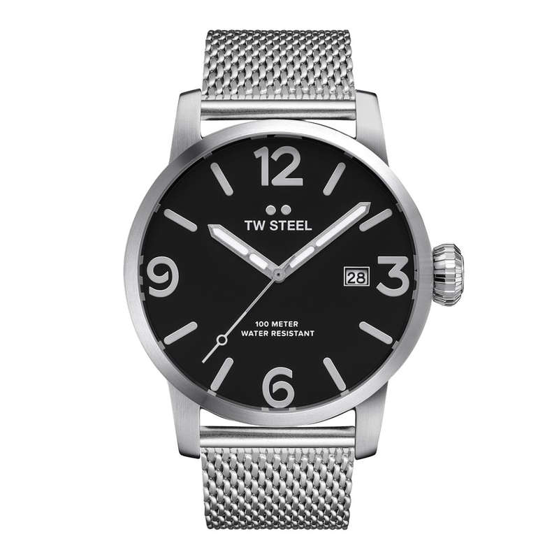 TW Steel Silver Mesh Men's Watch - MB11