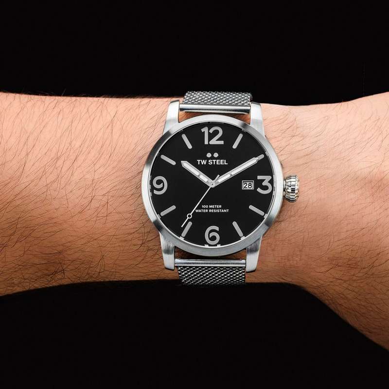 TW Steel Silver Mesh Men's Watch - MB11