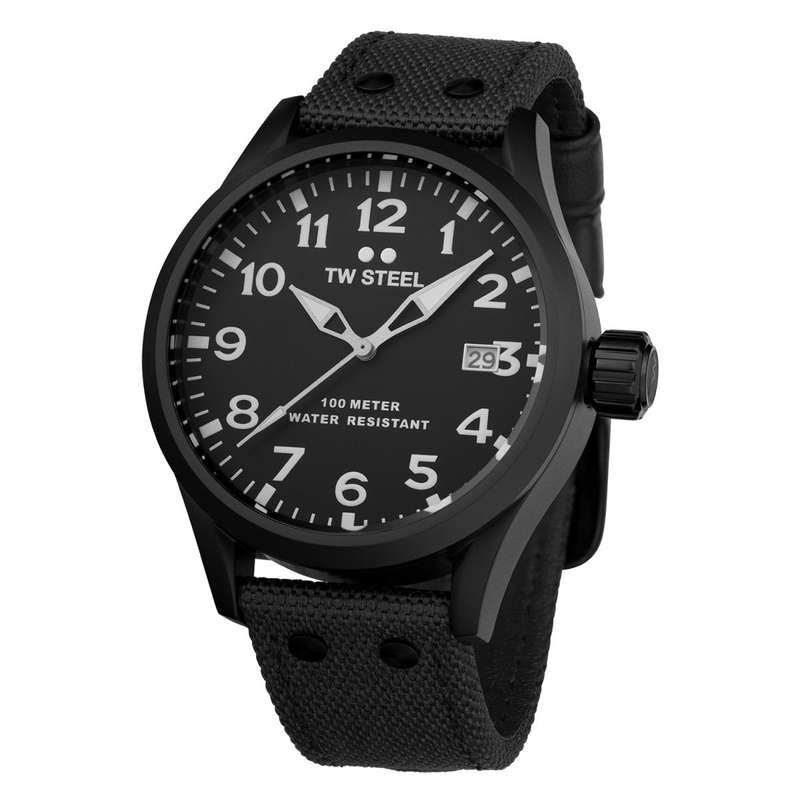 TW Steel Volante Black Chronograph Mens Watch | VS103