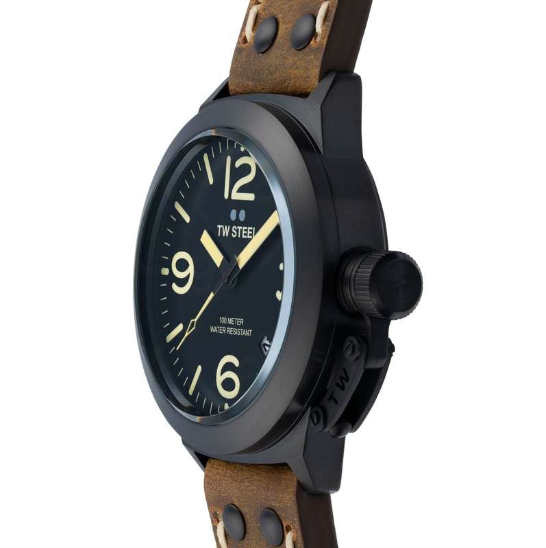 TW Steel Watch Canteen Black Men's Watch | CS103