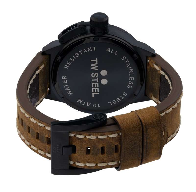 TW Steel Watch Canteen Black Men's Watch | CS103
