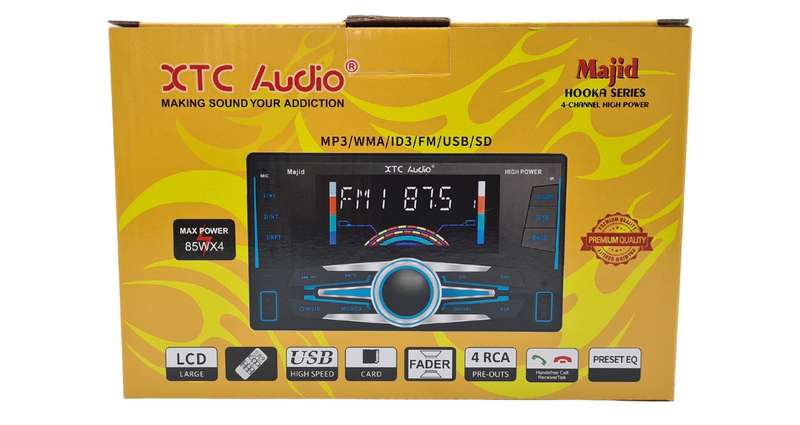 XTC Majid Bluetooth/USB/AUX/SD Double Din Media Player