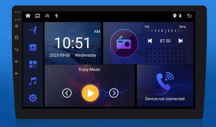 Lumina AZURE-9001 9" Carplay/AndroidAuto Radio