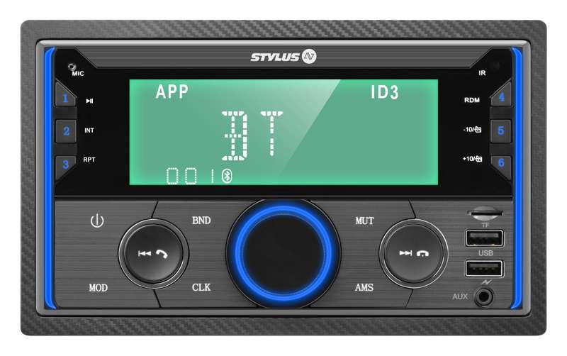 Stylus CAV9010DCKBT Bluetooth/USB Double Din Radio