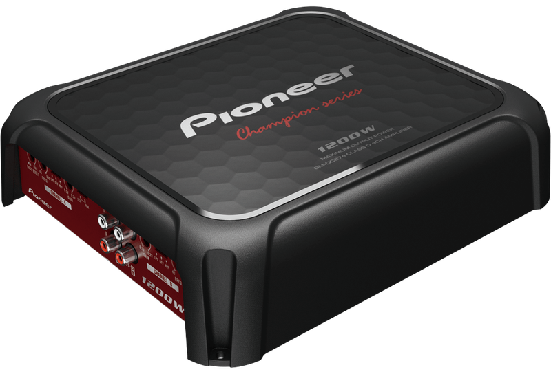 Pioneer GM-DC874 1200W 4X80RMS Champion Series 4-Channel Amplifier