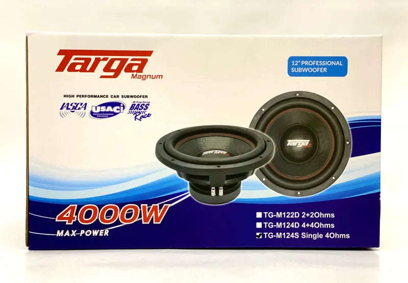 Targa TG-M124S Magnum Series 12 SVC 4000w Subwoofer