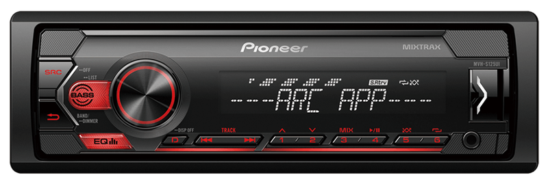 Pioneer MVH-S125UI USB Single Din Media Player