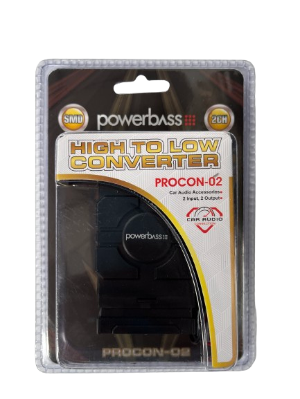 Powerbass PROCON02 CONVERTER  2 Channel Pro HI/LOW