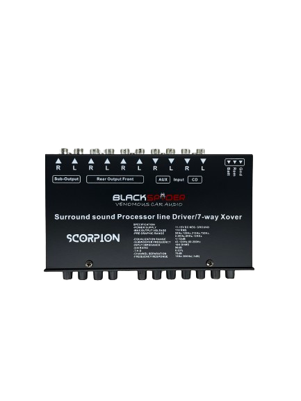 Black Spider SCORPION 7 Band Parametric Equalizer