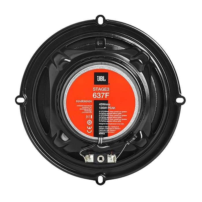 JBL STAGE3 637F 6.5" Inch 225W 45RMS 3-Way Speakers