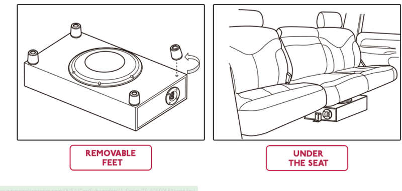 Pioneer TS-A2500LB 10 1200w A-Series Shallow Enclosed Subwoofer