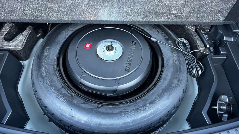 JBL BassPro Hub 11 200w Spare Wheel Sub with built in Amplifier