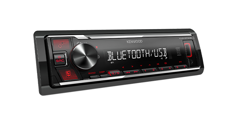 KENWOOD KMM-BT208  BT/USB Single Din Media Player