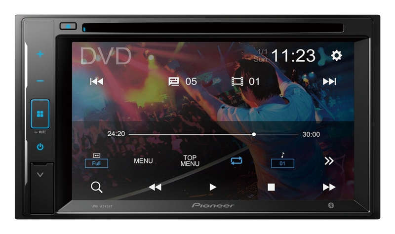 Pioneer AVH-A245BT 6.2 BT/DVD/USB/AUX Double Din Radio