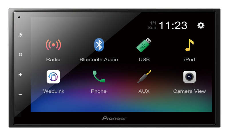 Pioneer DMH-A345BT 6.8 Bluetooth/USB/AUX Double Din Multimedia Player