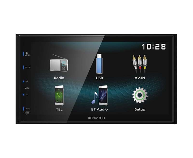 Kenwood DMX120BT 6.8 WVGA Bluetooth Double Din Digital Media Player