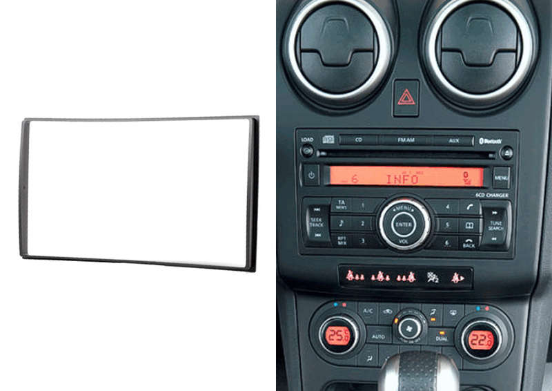 Tiida 2004-2010/X-Trail 2001-2014 Double Din Trimplate