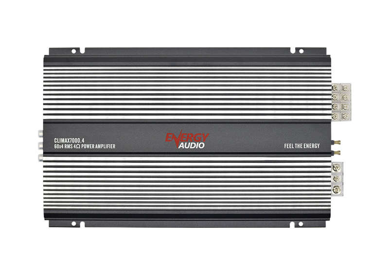 Energy Audio CLIMAX7000.4 60WX4 RMS at 4 Ohm Higher RMS 4-Channel Amplifier