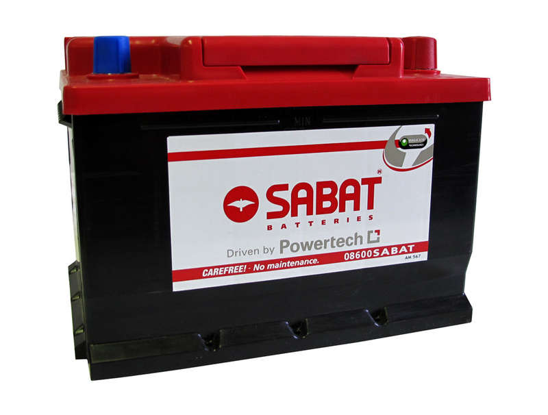 Sabat 652-29-PWCV Car Battery (Price subject to handing in a scrap)