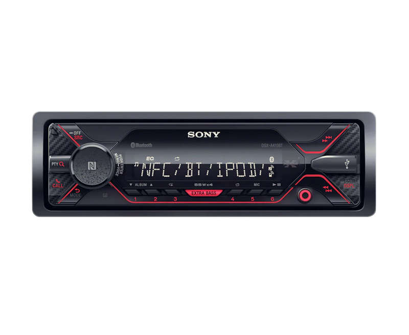 Sony DSX-A410BT Bluetooth/USB/AUX Single Din Media Player